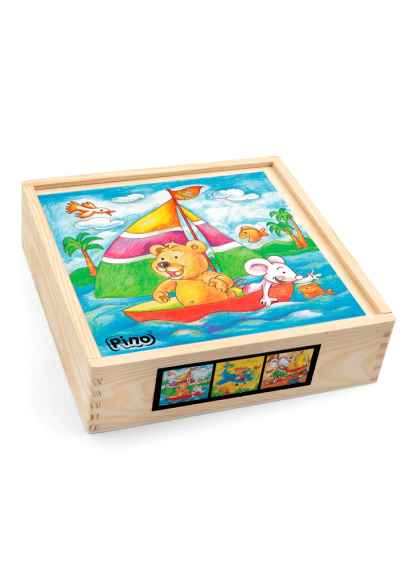 Kube - Kafshët e gëzuara (16 kube)