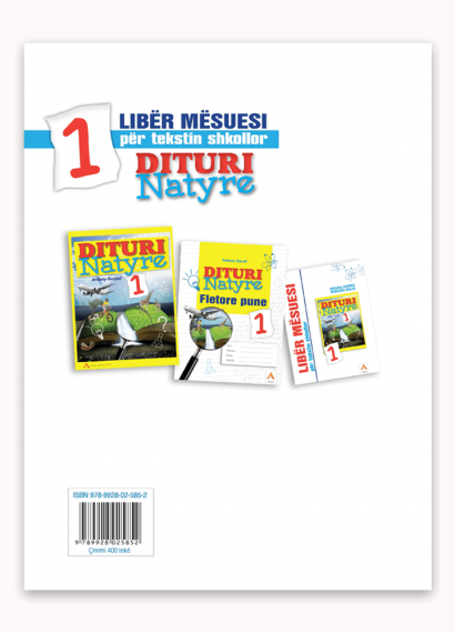 Libër mësuesi për tekstin shkollor Dituri Natyre 1