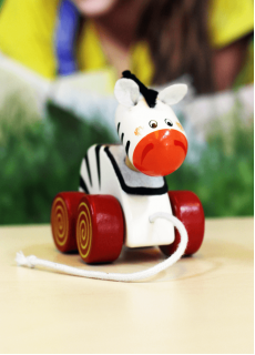 Lodër me tërheqje - Zebra