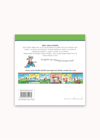 Maksi mëson biçikletën Maksi mëson biçikletën